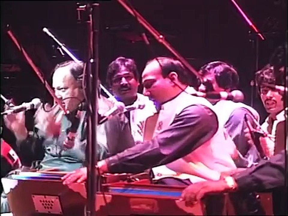 Nusrat Fateh Ali Khan - Dam Mast Qalandar Mast Mast (Nelson Mandela Concert 1993, Birmingham)