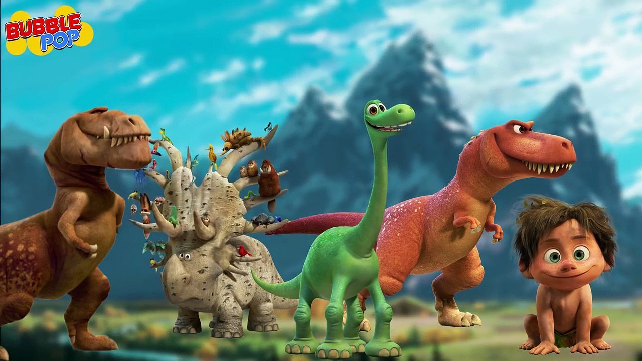 Dinosaur Finger Family | The Good Dinosaur Daddy Finger Family Nursery Rhyme with SING ALONG lyrics
