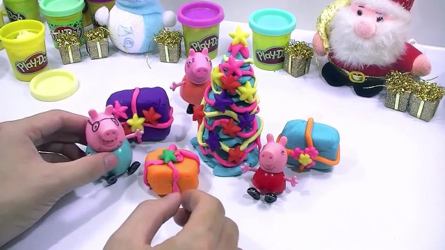 *PLASTILINA VIDEOS-Peppa Pig Español Kinder Sorpresa Huevos Pitufos JUGUETES