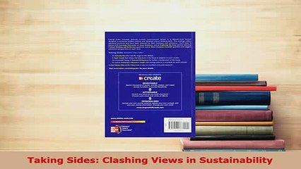 PDF  Taking Sides Clashing Views in Sustainability PDF Online