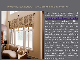 Discover India's Top Valances & Window Curtains – Stylish & Affordable 🏡