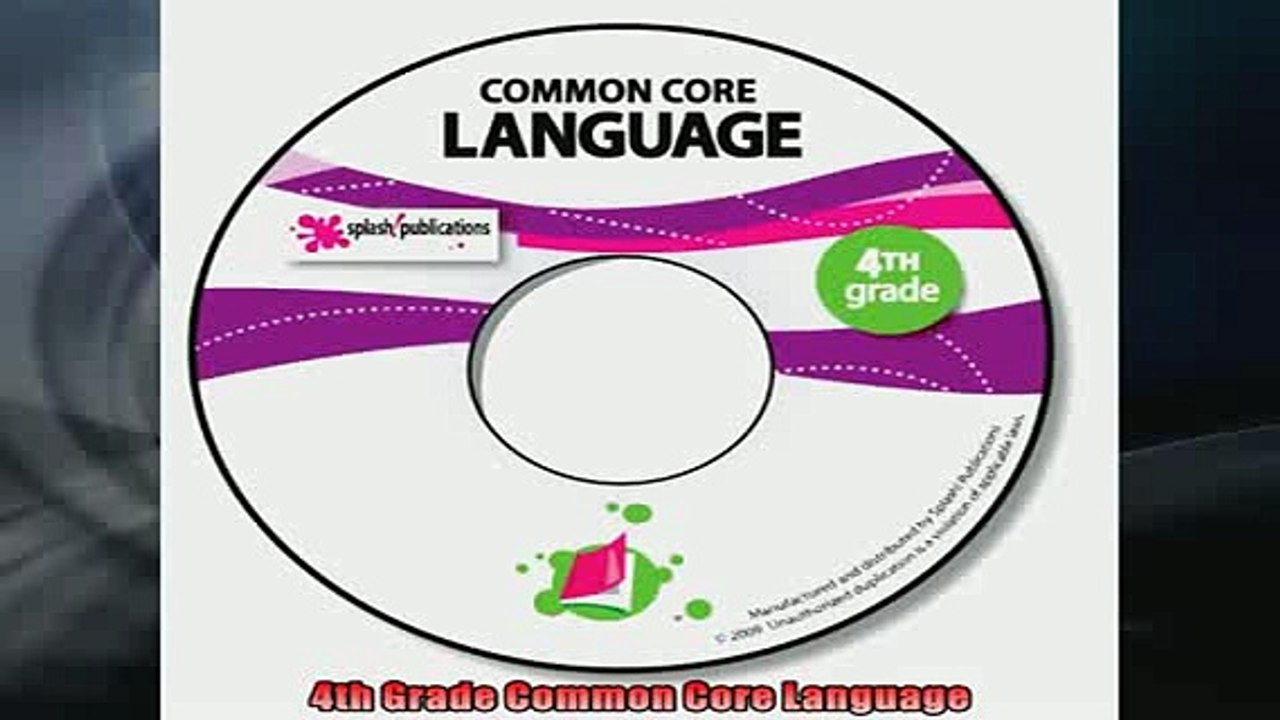 READ book  4th Grade Common Core Language  BOOK ONLINE
