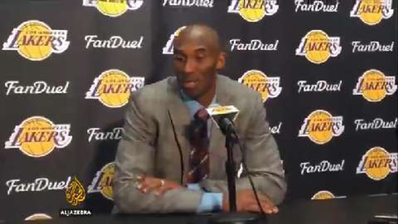 Iconic NBA star Kobe Bryant hangs up his boots