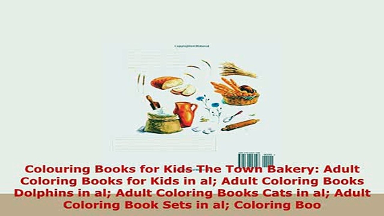 PDF  Colouring Books for Kids The Town Bakery Adult Coloring Books for Kids in al Adult Read Online