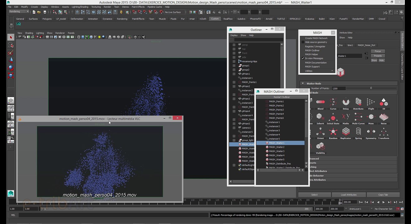 Tuto du Jeudi : motion design - Maya / Mash