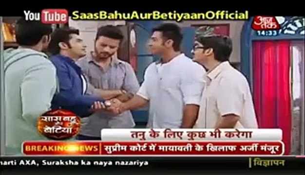 Kasam Tere Pyar Ki- Tanu kay liay lagi larko ki line-13th April 2016-SBB Seg