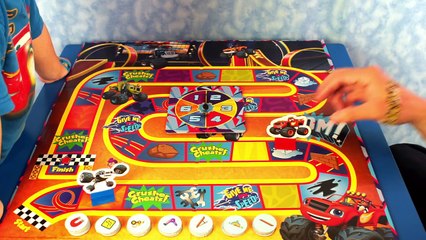 Blaze and the Monster Machines Monster Dome Challenge Board Game LetsPlay Review By ToyRap