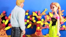 Frozen Parody Disney Princess Anna & Kristoff Frozen Toby Fall Craft TOYS Barbie Doll Toy Videos