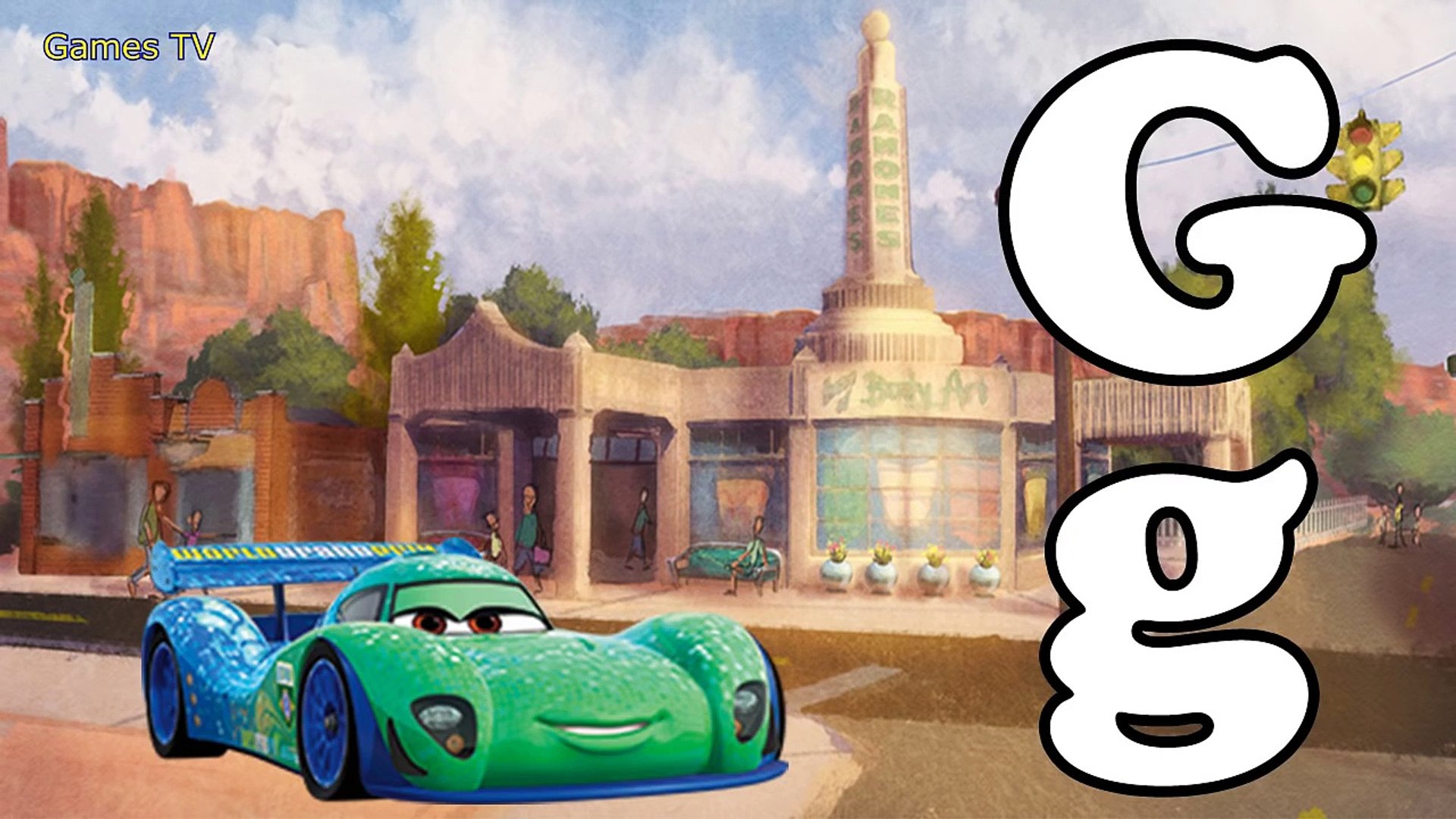ABC SONG Disney Cars Nursery Rhymes - Learning Alphabet for Children –  Видео Dailymotion
