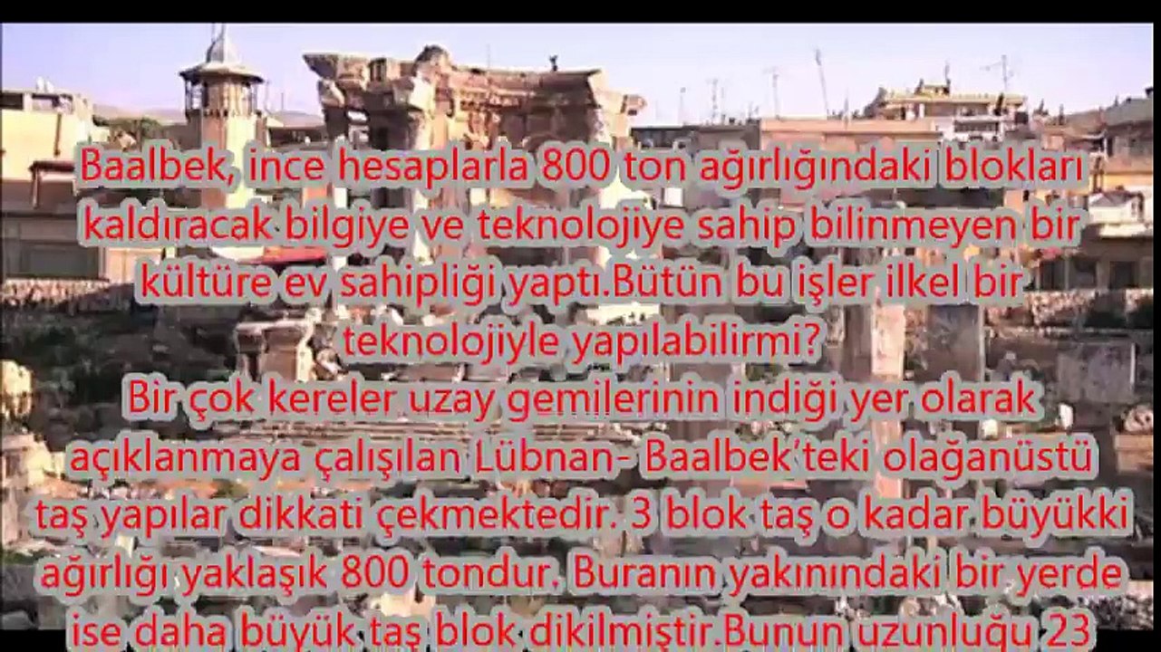 Açıklanamayan Olaylar Bölüm 2 (Gizemli Balbek Şehri)