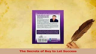Read  The Secrets of Buy to Let Success Ebook Free