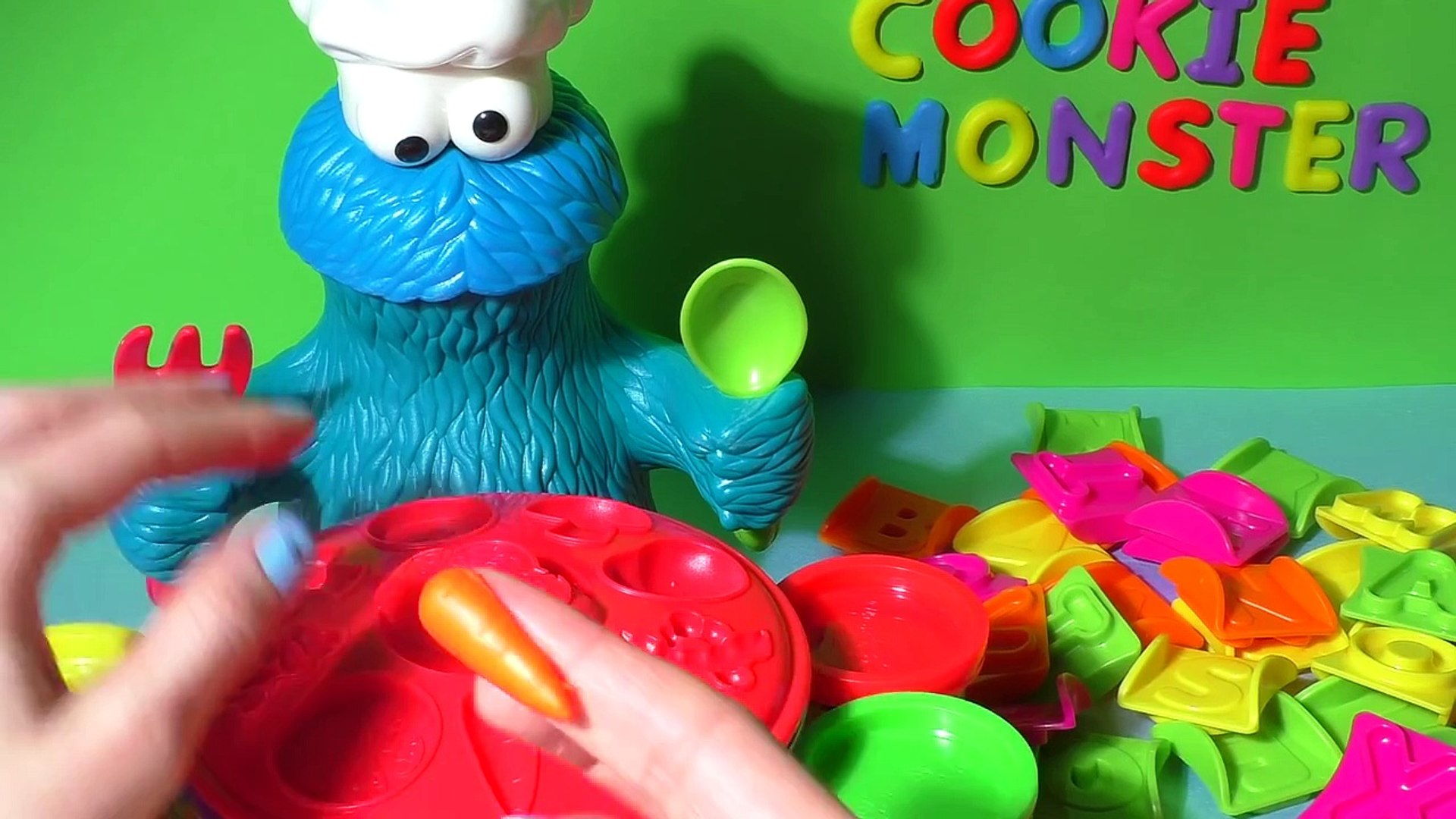 Play Doh Cookie Monster Letter Lunch Learn To Read Abc Alphabet Kids Food Play Dough Playdoh 動画 Dailymotion