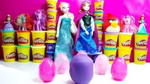 Dora the Explorer Play Doh Surprise Eggs MLP Peppa Pig Doc Mcstuffins Frozen egg