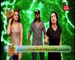 muskan jay song channa in tv show  news cafe  on abb takk news