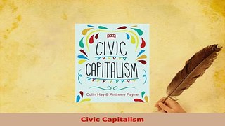 Download  Civic Capitalism PDF Book Free