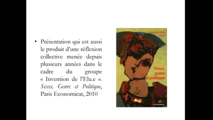 Mixité 8-La parité contre la mixité? Les logiques sociales du recrutement politique, par Sandrine Lévêque