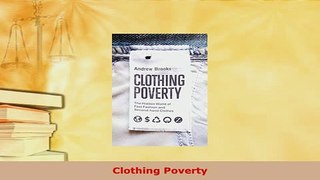 Download  Clothing Poverty Ebook