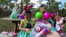 FROZEN ANNA BIG EASTER EGG HUNT FOR HUGE SURPRISE EGGS   Golden Egg Surprise Opening Toy Surprises