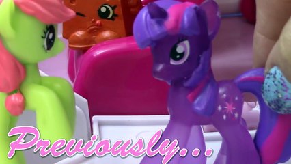 MLP Airplane Airport - Shark Waters - My Little Pony Travel Part 15 Twilight Pinkie Pie Series Video
