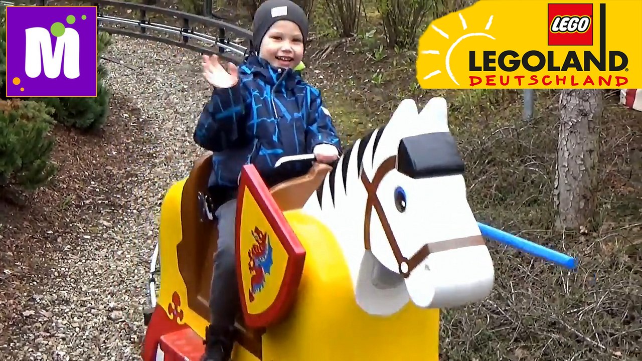 Германия #3 Леголенд катаемся на аттракционах и едем в Мюнхен новое видео на Мистер Макс Legoland go to Munich 2016