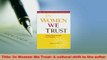 Read  Title In Women We Trust A cultural shift to the softer Ebook Free
