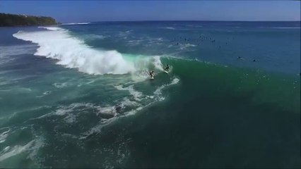 The Best Drone video of Surfing Indo from above
