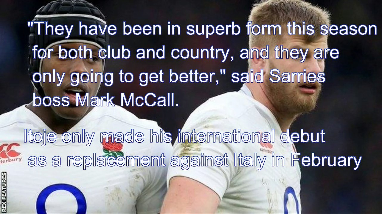 RUGBY HIGHLIGHTS:Anthony Watson: England's Maro Itoje and George Kruis sign new Saracens deals