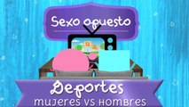 Cómo somos hombres y mujeres al ver DEPORTES - Sexo Opuesto