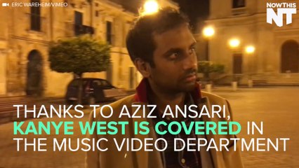 Aziz Ansari Made A Hilarious 'Music Video' To Kanye's 'Famous'