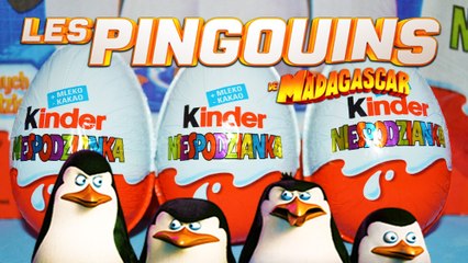 Penguins of Madagascar Kinder Surprise Eggs Opening Toys for Kids | Toy Collector
