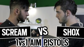 SHOX vs SCREAM 1vs1 AIM PISTOLS CSGO [ENGLISH SUB]