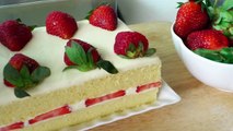 Japanese Strawberry Shortcake (草莓奶油蛋糕; Strawberry Cream Cake) **