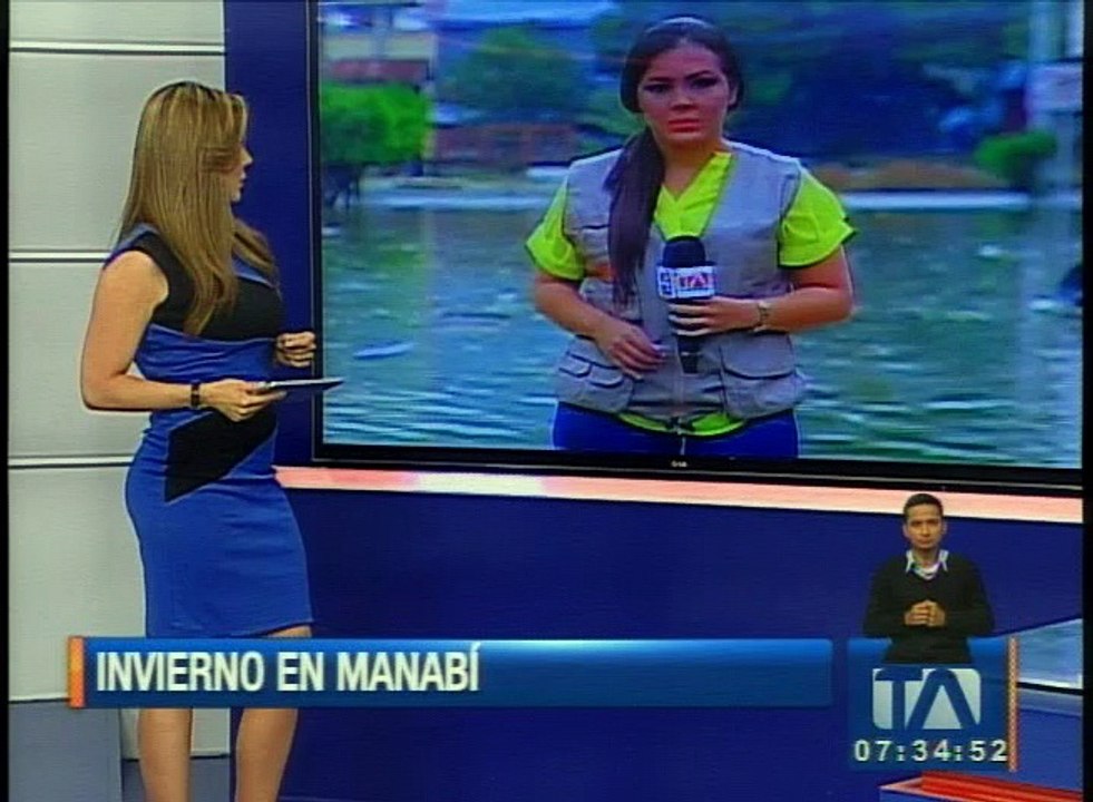 Más parroquias y comunidades amanecieron inundadas en Manabí