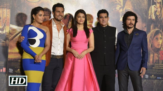 Sarbjit Trailer Launch Event Un Cut Aishwarya Rai Bachchan Randeep Hooda and Richa Chadha