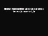 Read Mosby's Nursing Video Skills: Student Online Version (Access Card) 4e Ebook Free