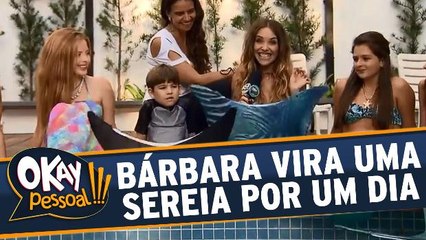 Bárbara Koboldt vira sereia por um dia