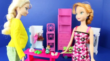 Disney Frozen Elsa Pregnant! Elsa Pregnancy Barbie Doll Parody Prince Felix and Twins