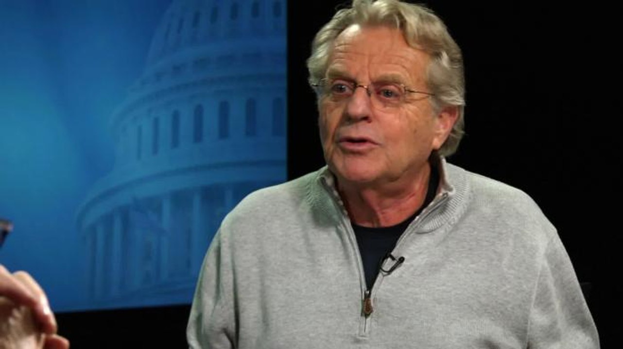 TV Host and Former Mayor of Cincinnati Jerry Springer and Former Florida Governor Charlie Crist