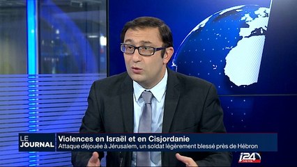 Attaque déjouée à Jérusalem, un soldat légèrement blessé près d'Hébron