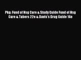 Read Pkg: Fund of Nsg Care & Study Guide Fund of Nsg Care & Tabers 22e & Davis's Drug Guide
