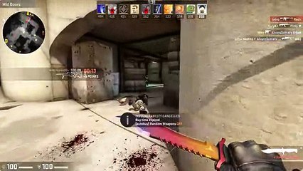 CS-GO - Bowie Knife (Fade) Gameplay