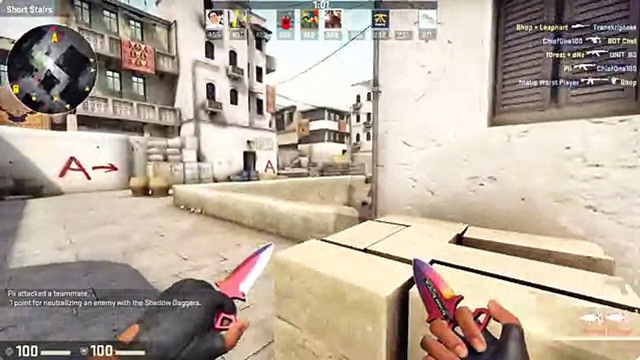CS-GO - Shadow Daggers (Fade) Gameplay