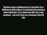 Read Pkg Basic Nsg & Wilkinson Proc Checklist 2e & Wilkinson Skills Videos 2e Unlimited Streaming