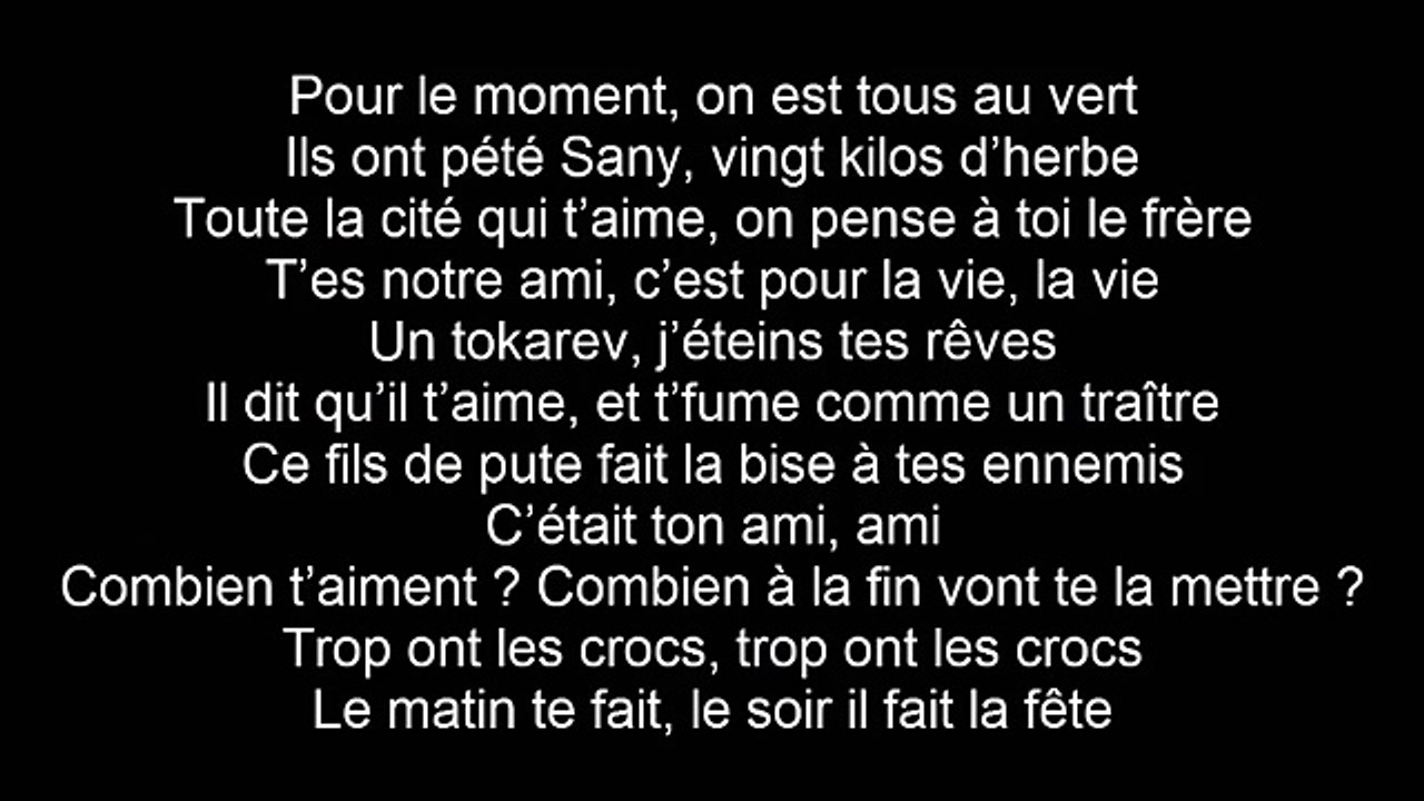 Lacrim - Sur Ma Mère (Music Lyrics)