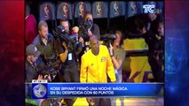 Kobe Bryant firmó una noche mágica en su despedida con 60 puntos