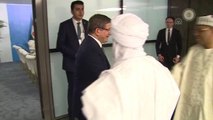 Davutoğlu, Nijer Başbakanı Brigi Rafini ile Görüştü