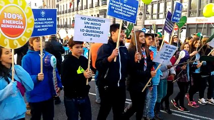 Soledad Suárez presidenta Manos Unidas #climatemarch