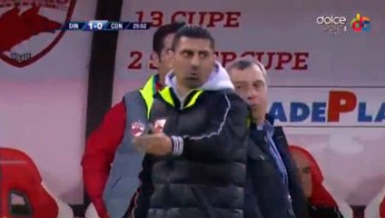 Alexandru Olteanu Red Card - Dinamo Bucuresti 1-0 Concordia - 14.04.2016 HD