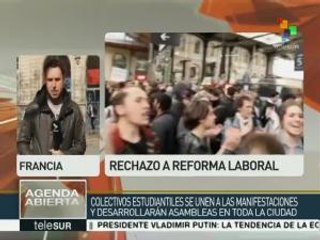 Franceses convocan a nuevas movilizaciones en todo el país