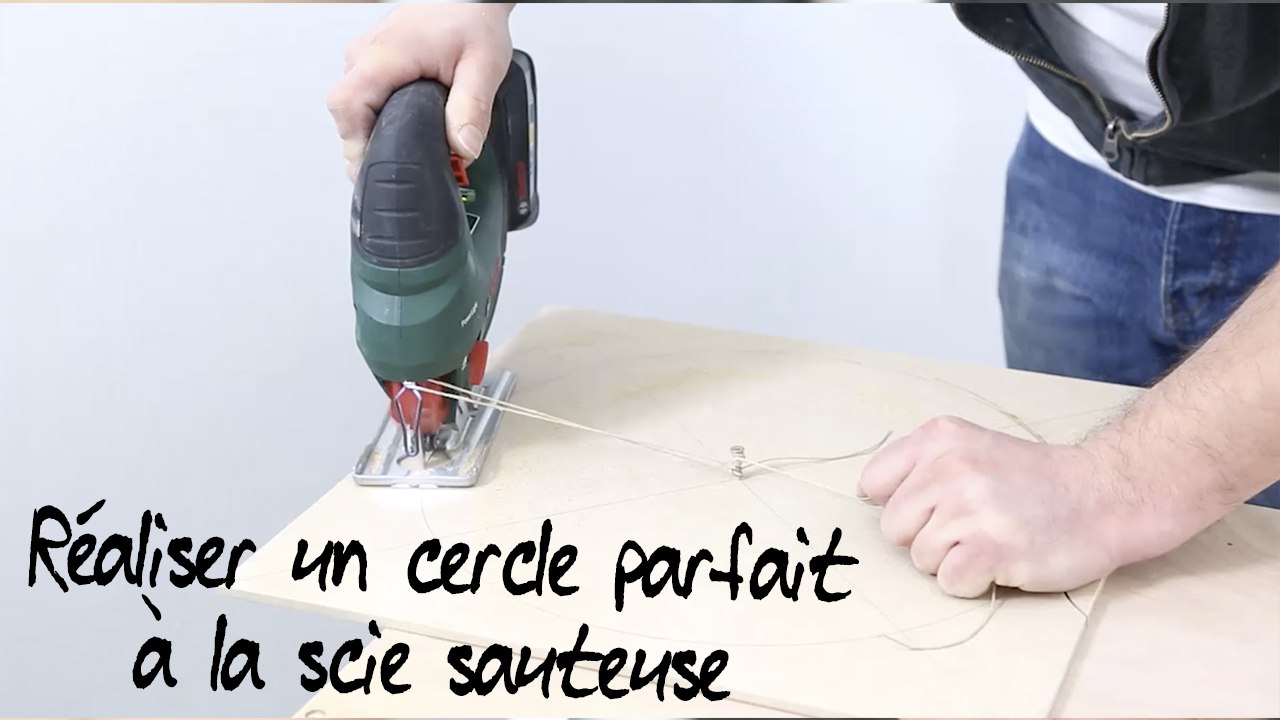 Comment réaliser un cercle parfait à la scie sauteuse ?